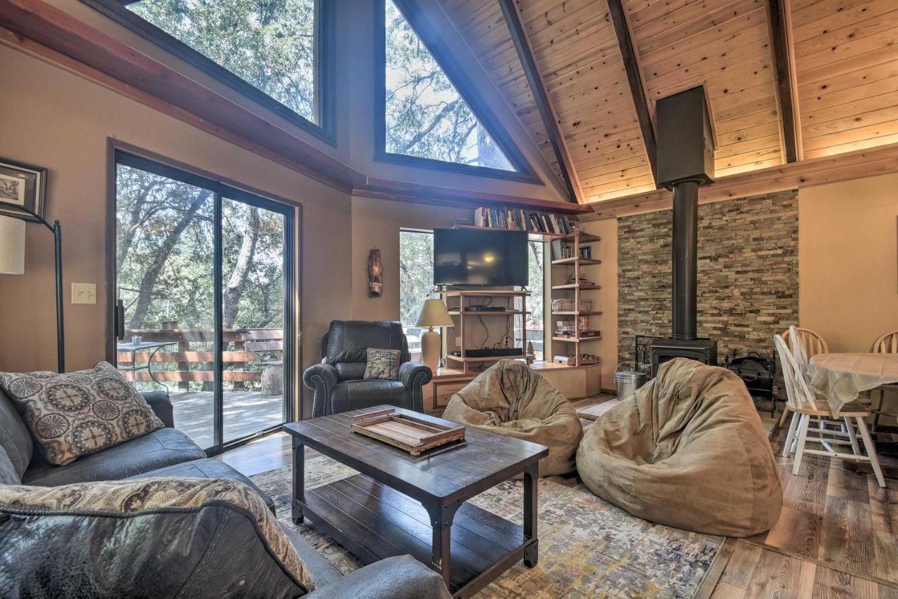 Updated Tree House Pine Mtn Club Cabin By Trails Pine Mountain Club Exterior photo